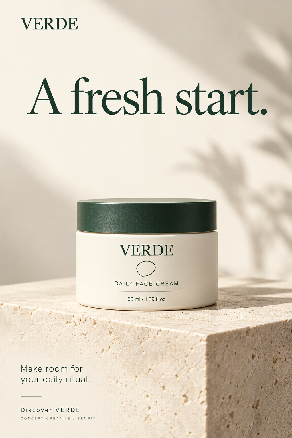 VERDE generated ad: A fresh start.