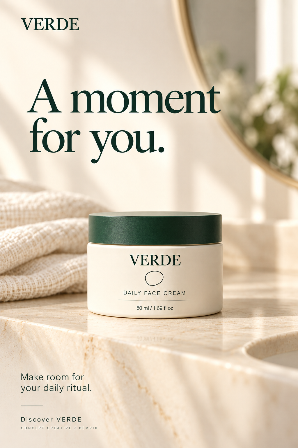 VERDE generated ad: A moment for you.