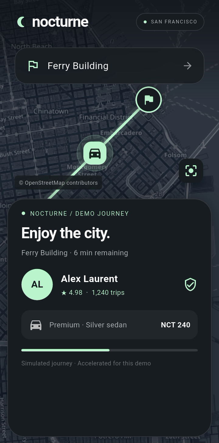 Nocturne app: Enjoy the city.