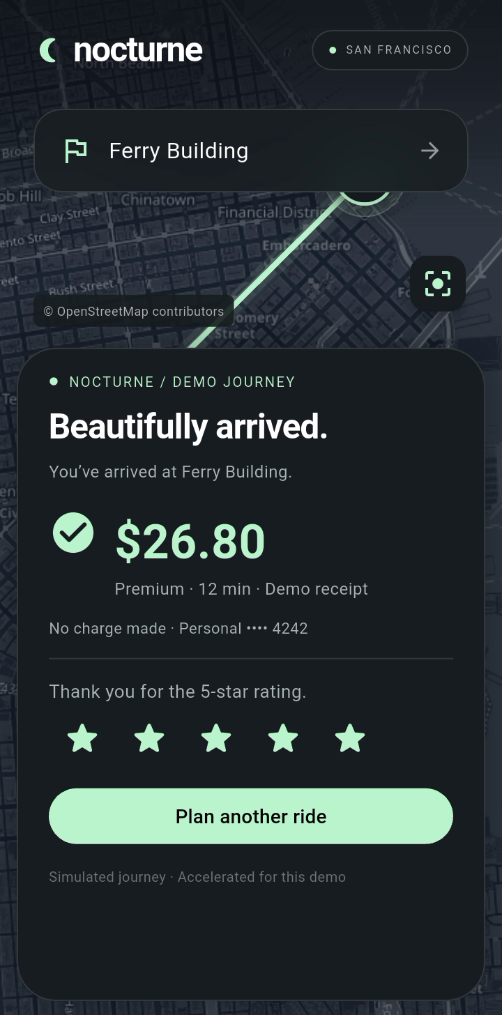 Nocturne app: Beautifully arrived.